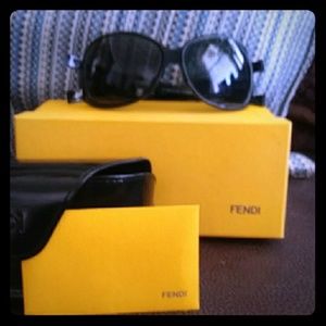 Fendi sunglasses and carrying case